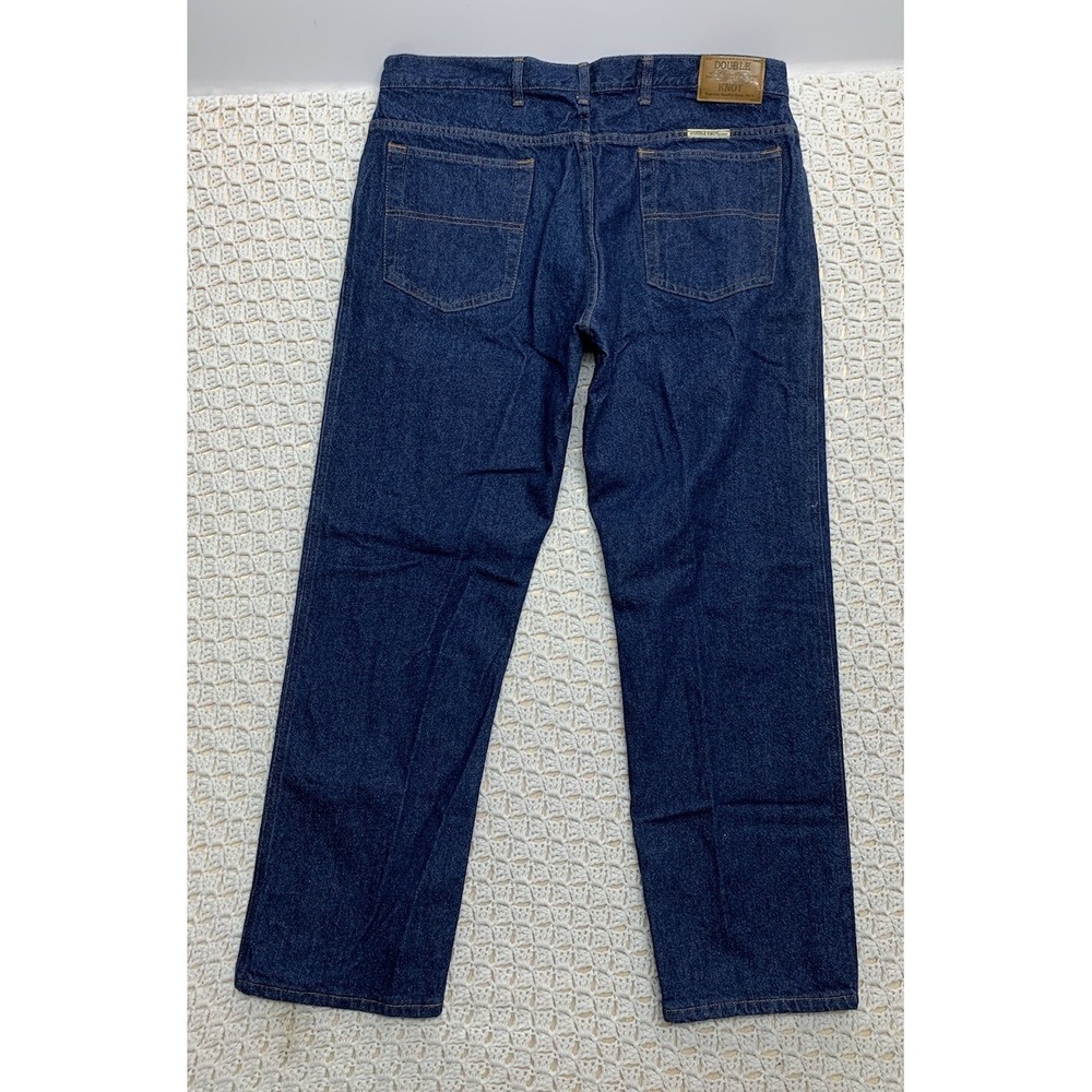 Double Knot by Reed Jeans Mens Tag 40x32 Aprx 38x31‎  Blue Denim Straight  Leg